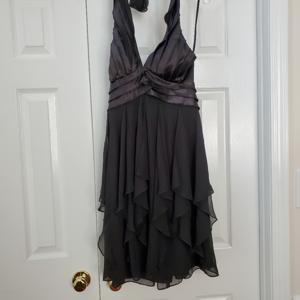 AGB Black Halter Cocktail Dress SIZE 6